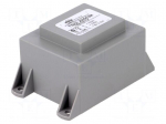 Transformer: encapsulated | 20VA | 230VAC | 9V | 2.22A | Mounting: PCB