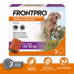 FRONTPRO Flea and tick tablets for dog (>25-50 kg) - 3x 136mg
