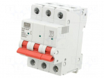 Circuit breaker | 230/400VAC | Inom: 40A | Poles: 3 | Charact: D | 6kA