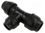 Splice terminal: clamping | for PE pipes | Plast | Medium: water