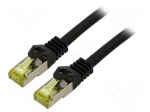 Patch cord | S/FTP | Cat 6a | RJ45 plug,both sides | stranded | Cu | 2m