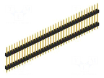 Connector: pin strips | pin header | male | PIN: 36 | THT | 3A | 250V | SL 5