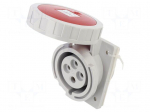 Connector: AC supply 3-phase | socket | female | 32A | 400VAC | IP67