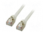 Patch cord | F/UTP | Cat 5 | RJ45 plug,both sides | stranded | Cu | 3m