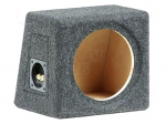 Car loudspeaker enclosure | MDF | black melange | textil | 8l | 200mm