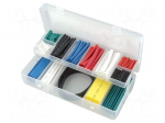 Set of heat shrink sleeves | 2: 1 | polyolefine | Pcs: 171
