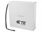 Heat shrink sleeve | glueless | 3: 1 | 6mm | L: 6m | black | polyolefine