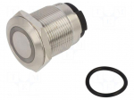 Switch: vandal resistant | Pos: 2 | SPST | 10A/24VDC | IP65 | OFF-ON