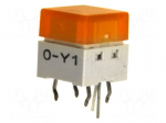 Keypad | SPST-NO | Pos: 2 | 0.05A/24VDC | THT | 1.57N | 10x10mm | 11mm | IP00