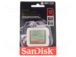 Memory card | Compact Flash | 32GB | Read: 120MB/s | Write: 60MB/s