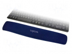 Gel keyboard pad | blue | 86x482x22mm