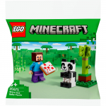 LEGO 30672 Minecraft Steve with Baby Panda, construction toy