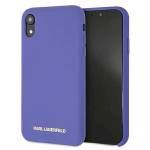 Karl Lagerfeld KLHCI61SLVOG iPhone Xr hardcase Silicone / violet