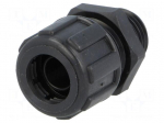 Straight terminal connector | Thread: metric,outside | polyamide