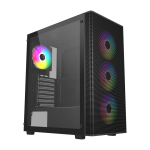 FSP M220-BA Case Midi Tower mATX, ATX Black ARGB