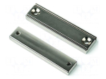 Magnet: permanent | NdFeB | 294N | steel | with internal thread | zinc