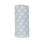 Accessories, strollers for children lodger  Lodger Swaddle Tribe Muslin kokvilnas autiņ&scaron;  120x120 cm  Ice Flow SWT 105