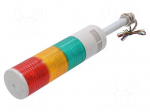 Signaller: signalling column | LED | red/amber/green | Usup: 24VDC
