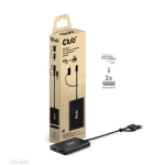 Club 3D Club3D USB-C adapter (USB A adapter) > 2x DP 4K@60Hz St/Bu jaem&uuml;&uuml;k