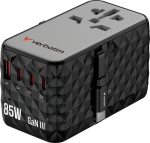 Verbatim reisilaadija Verbatim Charge 'n' Travel GaN III globaalne 4xUSB-C PD 3.0 QC 4+ 70W, 1xUSB-A QC 4+ 60W