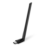 TP-Link traadita v&otilde;rgukaart T600U Plus AC600, USB 2.0, 600Mb/s, Black EU