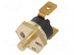 Sensor: thermostat | Output conf: SPST-NC | 60&deg;C | 16A | 250VAC | &plusmn;5&deg;C