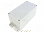 Enclosure: multipurpose | X: 80mm | Y: 160mm | Z: 85mm | ABS | dark grey