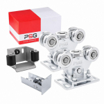Pakiet w&oacute;zk&oacute;w jezdnych PSG 60.00P.80.19 do bram przesuwnych do szyny 80x80x5 mm