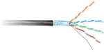 KABEL SKRĘTKA GETFORT CAT.6 F/UTP PVC wewn. czarny 1m