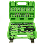 46 tk. 1/4" meetriliste otsikute ja padrunite komplekt DS1036