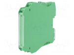 Enclosure: for DIN rail mounting | polycarbonate | green | UL94V-0