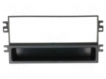 Radio mounting frame | Kia | 1 DIN | black
