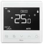 Warm-Control Water Heating Thermostat 868,4 Mhz Nice White
