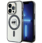 Back panel cover Karl Lagerfeld Apple iPhone 15 Pro HC MAGSAFE IML KH Transparent