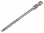 Screwdriver bit | Torx&reg; | TX10 | Overall len: 89mm