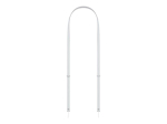 Back panel cover Apple  Crossbody Strap - Light Gray |