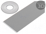 Wire: ribbon | 1.27mm | stranded | Cu | 34x26AWG | unshielded | PVC | grey