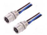 Connector: M8 | Len: 0.2m | female | PIN: 4 | socket | IP67 | 30V