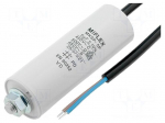 Capacitor: motors, run | 8uF | 450V | &Oslash;35x65mm | -25&divide;70&deg;C | &plusmn;10% | 10000h