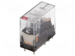 Relay: electromagnetic | DPDT | Ucoil: 24VAC | 8A/240VAC | 8A/24VDC