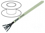 Wire | LiYCY-P | 20x2x1mm2 | tinned copper braid | PVC | grey | 350V