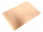 Laminate | FR4 | 0.6mm | L: 297mm | W: 210mm | Coating: copper