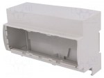 Enclosure: for DIN rail mounting | Y: 90.5mm | X: 142.3mm | Z: 53mm
