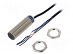 Sensor: inductive | Output conf: NPN / NO | 0&divide;8mm | 12&divide;48VDC | M18