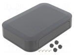 Enclosure: with panel | PF | X: 175mm | Y: 120mm | Z: 35mm | ABS | dark grey
