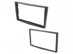 Radio frame | Opel | 2 DIN | dark grey,london smoke,grey (dark)