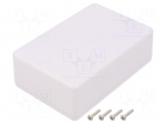 Enclosure: multipurpose | X: 70mm | Y: 105mm | Z: 35mm | TWN | ABS | white
