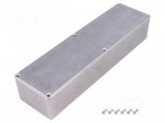 Enclosure: multipurpose | X: 70mm | Y: 254mm | Z: 51mm | 1590 | aluminium