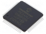 IC: PIC microcontroller | 128kB | SMD | TQFP64 | PIC24 | in-tray
