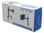 Holder | 9kg | 17&divide;32" | Arm len: 380mm | Standard: 75x75mm,100x100mm